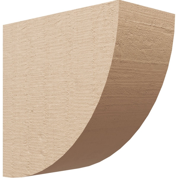 Ekena Millwork 6"W x 12"D x 12"H Classic Durham Rough Cedar Woodgrain TimberThane Corbel, Primed Tan CORUR06X12X12DURRCPR - main